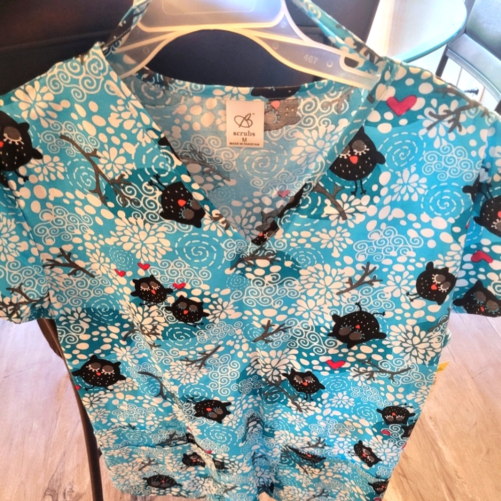 NEW scrub top. I have many more. Bundle and save. Ships with orders of 2 or more